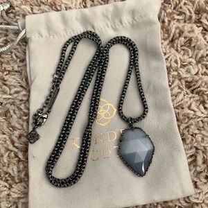 Reserved! Kendra Scott Gunmetal Corla